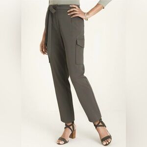 3/$10 Chico’s Olive Green High Waisted Belted Pants